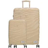 Zebra trends Sandy Kofferset - 20 28 Inch - Handbagage - Grote Reiskoffer - TSA - Lichtgewicht - Reisset - Travel - Reizen - Koffers - Zand