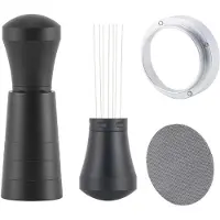 Unyqoos Complete Espressoset met Naald Distributeur en Doseerring voor 54 mm Zeefdrager