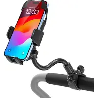Unyqoos Flexibele telefoonhouder met zwanenhals voor kinderwagen en babywip