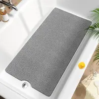Unyqoos Grijze Antislipmat voor Veiligheid en Comfort in Badkamer of Keuken