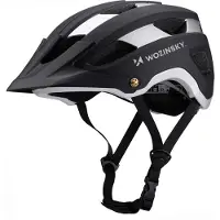 Wozinsky HT-001VCS, maat L, zwart-zilver, fietshelm. Lichtgewicht, verstelbaar, ademend. Geschikt voor mountainbike, racefiets en stadsfiets