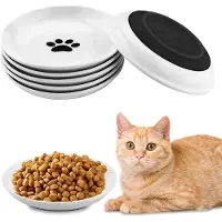 Unyqoos Kattenvoerbak Set van 6 Stuks met Antislip Siliconen Voor Huisdieren