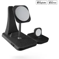 Otterbox 4 in 1 Modular Charging Station 4× Qi2 15 W Apple Watch AirPods MagSafe iPhone Zwart