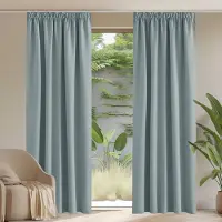 Unyqoos Nieuwe Luxe Verduisteringsgordijnen Set met Thermische Isolatie en Geluidsreductie voor Woonkamer