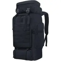 Unyqoos Uitgebreide Outdoor Avonturenrugzak van 80 Liter met Molle-systeem en Ademend Design