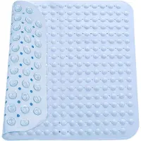 Unyqoos Vierkante antislip douchemat met massage-effect voor veilige doucheruimte
