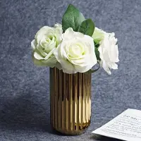 Unyqoos Witte decoratieve keramische vaas