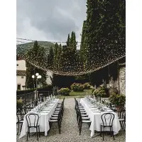 Unyqoos Set van twee elegante witte tafelkleden voor diverse gelegenheden