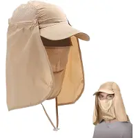 Unyqoos Uniseks Outdoor Zonnehoed met UV-bescherming en Ademend Ontwerp voor Wandelen en Kamperen