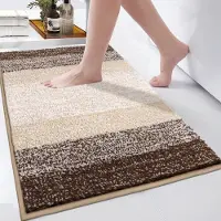 Unyqoos Ultrazachte Antislip Badmat van Microvezel voor Luxe Comfort en Veiligheid in de Badkamer