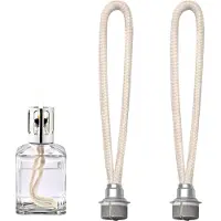 Unyqoos Set van 2 zilverkleurige lonten voor katalytische geurlampen en aromatherapie