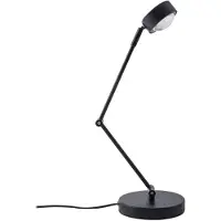 LINDBY Bureaulamp Jyla, zwart, Woon-/ Eetkamer, metaal, Modern, bureaulamp