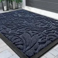 Unyqoos Wasbare antislip deurmat voor binnen en buiten met vuilvangfunctie