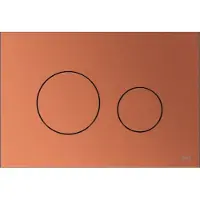 Tece Loop Bedieningsplaat Kunststof - Metallic Roodbrons - Kunststof - Toiletten, Bedieningspanelen - 4027255093065