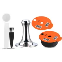 Unyqoos Herbruikbare Koffiecapsule Set voor Tassimo met Tamper en Reservedeksel