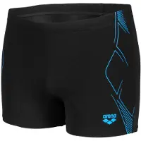 Arena - Graphic Swim Short Stripes - Zwembroek 9, zwart