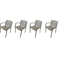 Garden Impressions Nantes tuinstoelen set van 4