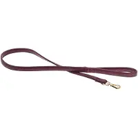 Le Monde du Parapluie FERRIBIELLA {Duurzame Leren Hondenriem Veilige Grip - Bordeaux / M
