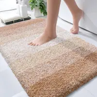 Unyqoos Zachte en absorberende badmat met antislip en wasbare eigenschappen