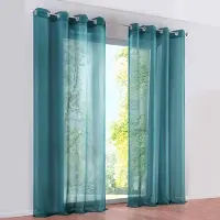 Unyqoos Transparante en elegante gordijnenset voor diverse woonruimtes