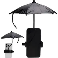 Unyqoos Universele mobiele telefoonparasol met verstelbare clip voor zonbescherming