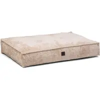 Designed By Lotte Ortho Ligkussen Wave Essence Beige - 100x70 cm - Hondenmand
