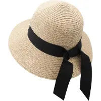 Unyqoos Zomerse Dames Zonnehoed met Brede Rand en UPF 50 Bescherming voor Strand en Tuin