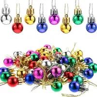 Unyqoos Set van 48 Kerstballen in Diverse Kleuren voor Feestelijke Decoratie