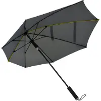 Unyqoos Windbestendige stormparaplu met stevig glasvezelframe en brede achterkant