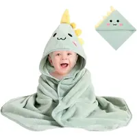 Unyqoos Zacht en absorberend babybadhanddoek met kap voor pasgeborenen en peuters