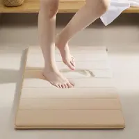 Unyqoos Comfortabele en waterabsorberende badmat met memory foam voor elke badkamer