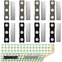 Unyqoos Onzichtbare magnetische tafelkleedhouders voor binnen en buiten gebruik