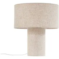 LINDBY Tafellampe , Elfie, Beige, Woonkamer, Stof, Scandinavisch