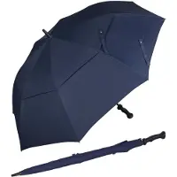 Unyqoos Grote windbestendige golfparaplu met ergonomische handgreep en dubbele dakconstructie