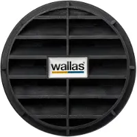 Wallas Hot Air System Vent Grid Zilver 60 mm