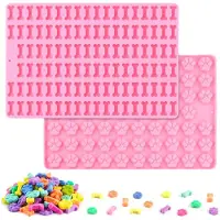 Unyqoos Set van twee siliconen bakvormen voor het maken van hondensnacks