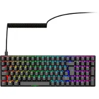 Sharkoon SGK50 S2 bk Gateron Rood NL (NL, Bedraad, Draadloze), Toetsenbord, Zwart