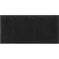 Unyqoos Wasbare en antislip deurmat voor binnen en buiten gebruik in antraciet, zwart, 35*75 cm