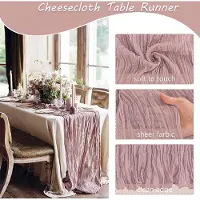 Unyqoos Set van 4 Roze Boho Tafellopers voor Bruiloft en Feest Decoratie