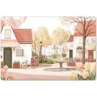 Unyqoos Stijlvolle en Wasbare Placemats Set van 6 voor Bescherming en Decoratie
