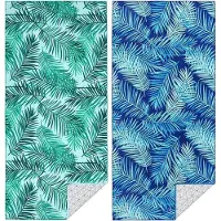 Unyqoos Ultieme Strandhanddoek Set van 2 - Sneldrogend en Veelzijdig Microvezel Design