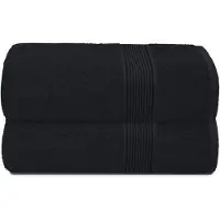 Unyqoos Set van 2 Luxe Extra Grote Badhanddoeken, 100 x 150 cm, Ultra Absorberend en Sneldrogend