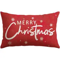 Unyqoos Kerstkussensloop met Sneeuwvlokkenmotief voor Stijlvolle Feestdecoratie