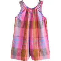 Next Overall lichtblauw / bruin / pitaja roze