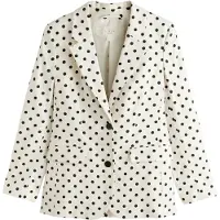 Next Blazers zwart / natuurwit