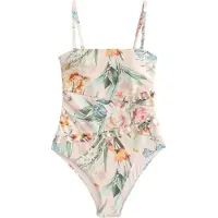 Next Badpak mintgroen / oranje / rosa / wit