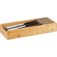 Relaxdays 4052025955137, 1 lade, bamboe, kurk, hout, 1 stuk, 380 mm, 155 mm