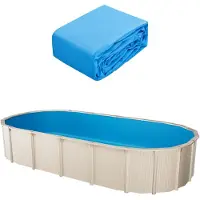 Vevor Ovale zwembadfolie
