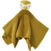 Fresk Knuffeldoekje – Tutpoppetje - Kraamcadeau voor Jongens en Meisjes - Baby Cadeau - Mosterd - Pinguin