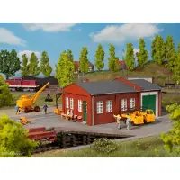 Auhagen 11462 H0 Spoorwegmeesterwerk met oprijplaat